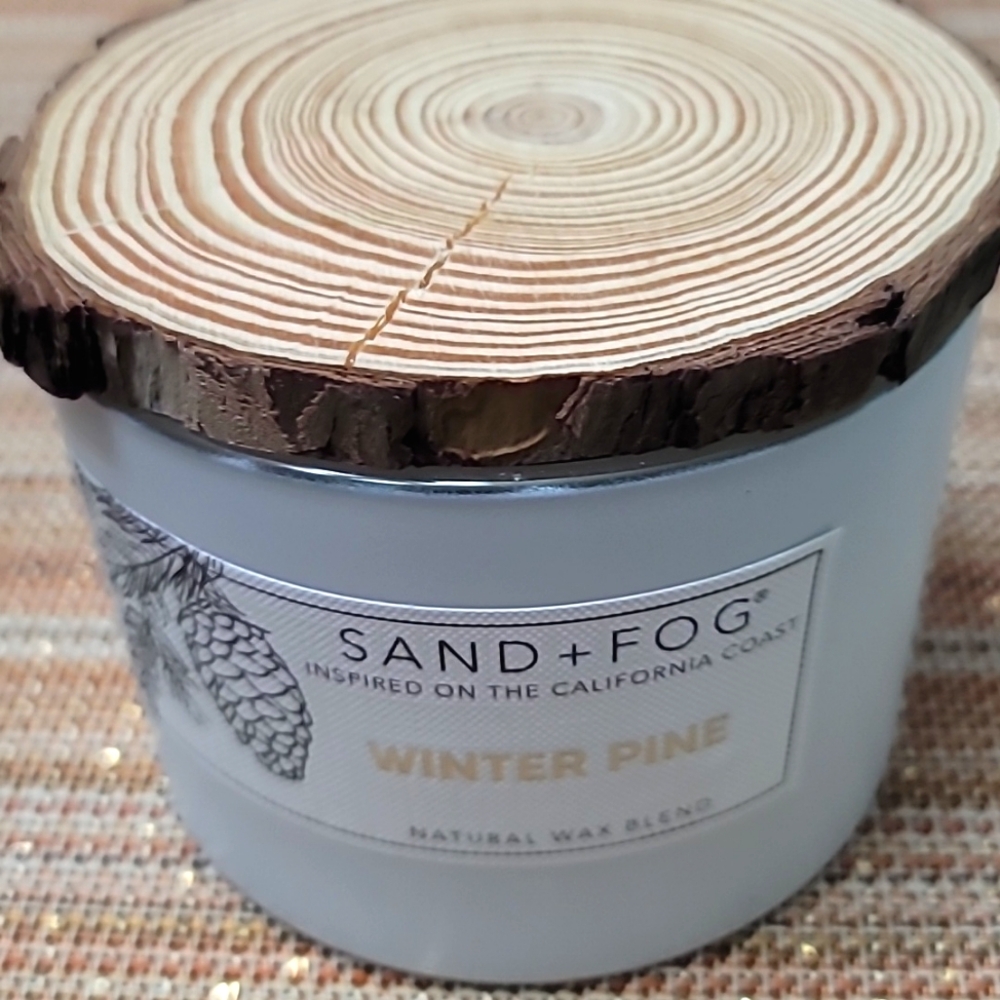 COPY - Winter Pine Candle - White